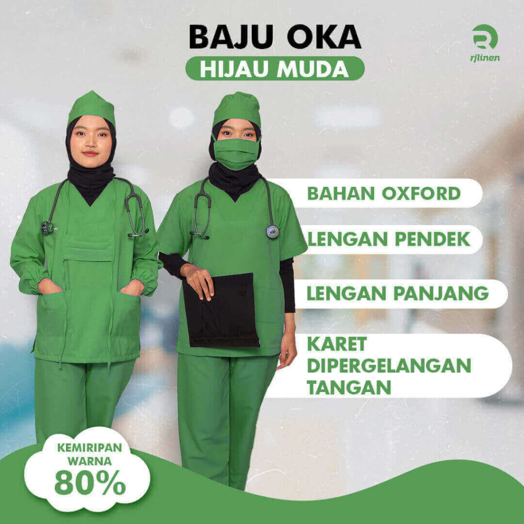 OKA Hijau Muda - RJ Linen